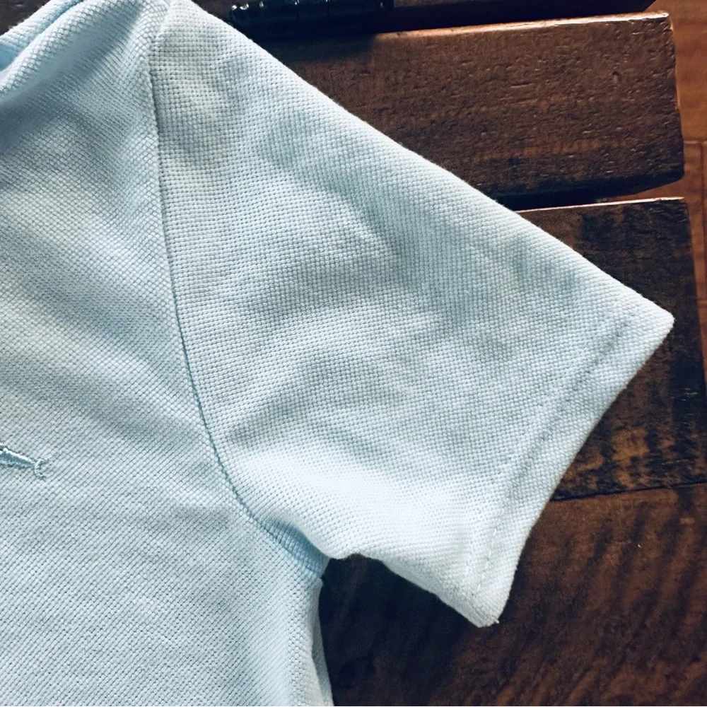 Tommy Bahama Blue Polo Shirt Relaxed Fit - Picture 4 of 6